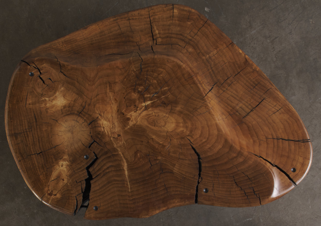 GOLDEN COTTON WOOD COFFEE TABLE BY DAN POLLOCK