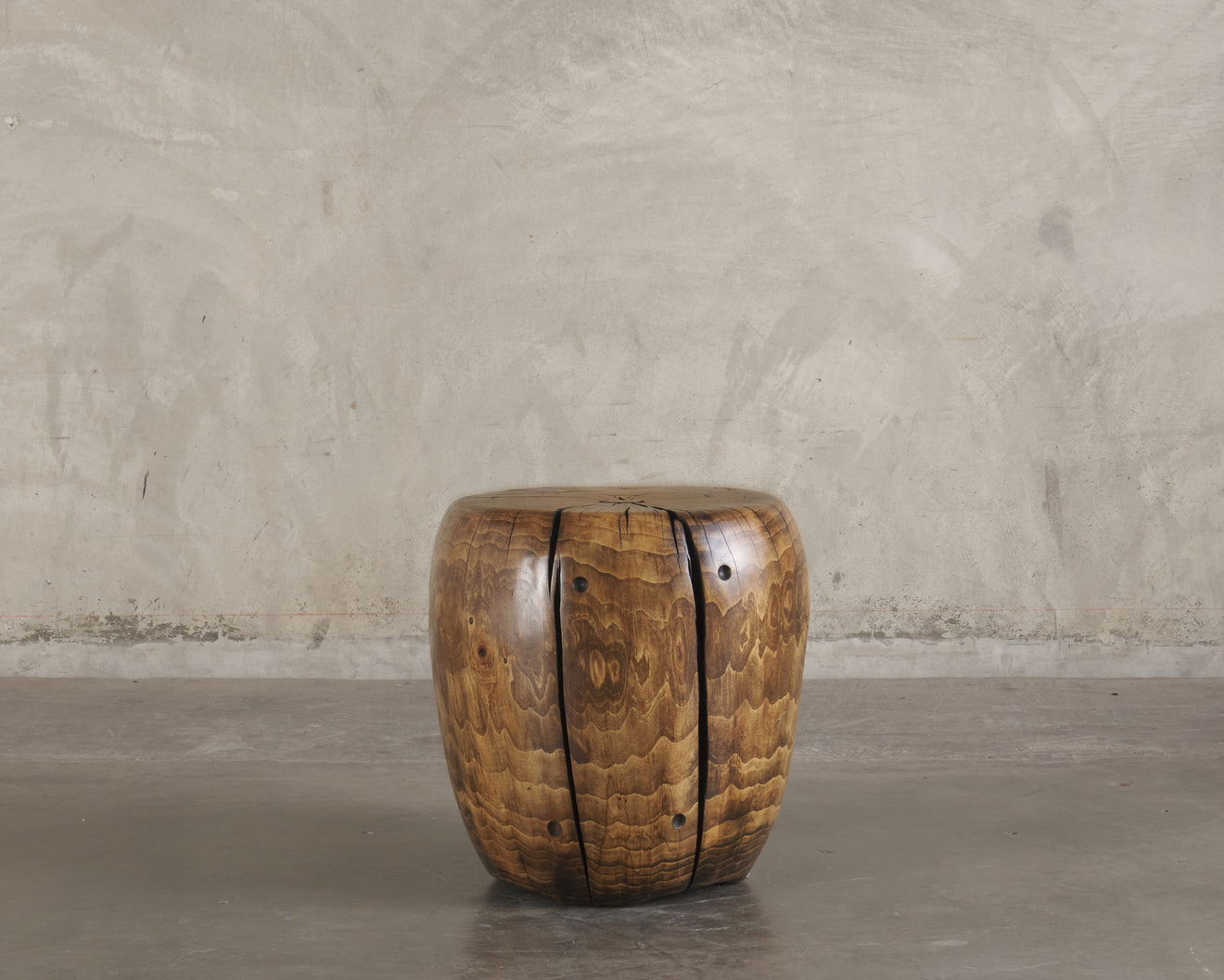 GOLDEN COTTON WOOD TABLE BY DAN POLLOCK