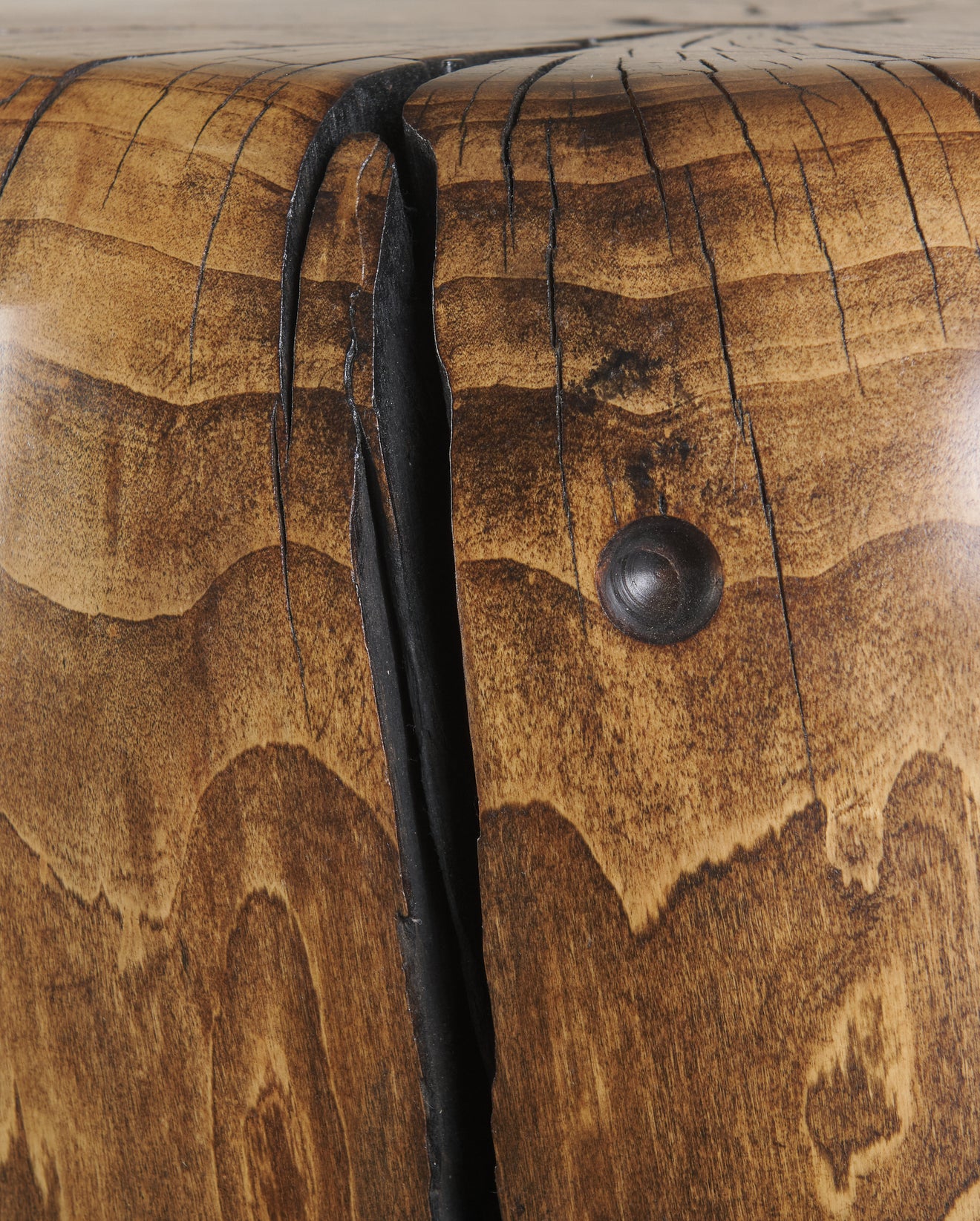 GOLDEN COTTON WOOD TABLE BY DAN POLLOCK