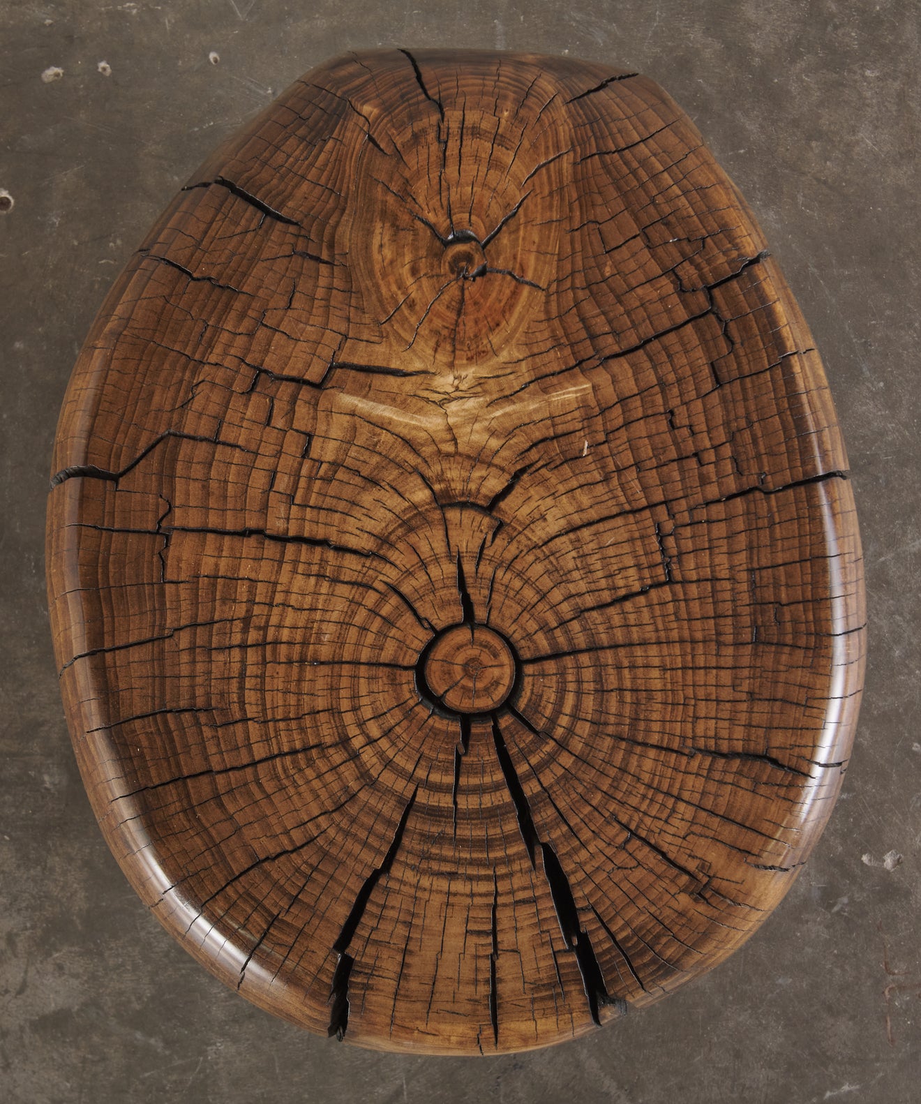 GOLDEN COTTON WOOD TABLE BY DAN POLLOCK
