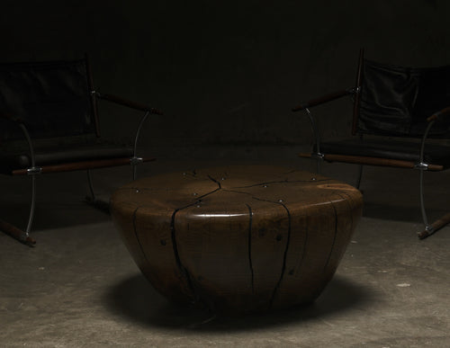 GOLDEN FIR COFFEE TABLE BY DAN POLLOCK