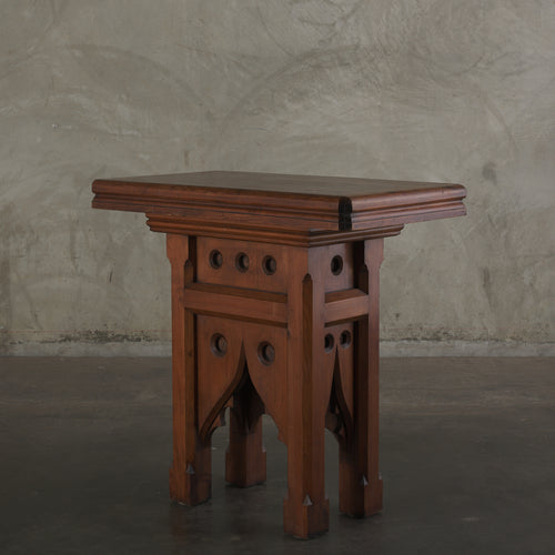 GOTHIC REVIVAL CONSOLE IN THE MANNER OF EDWARD WELBY PUGIN