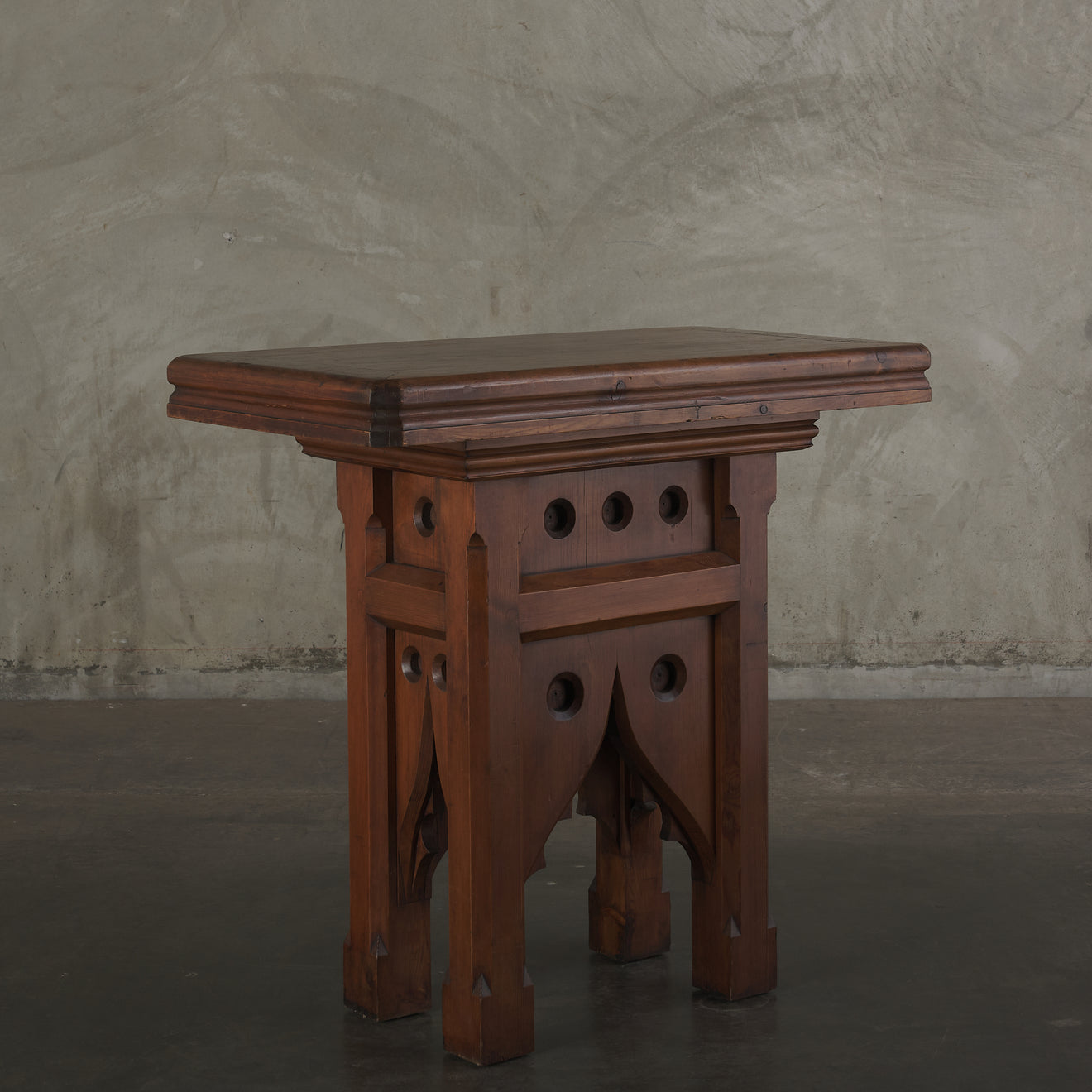 GOTHIC REVIVAL CONSOLE IN THE MANNER OF EDWARD WELBY PUGIN