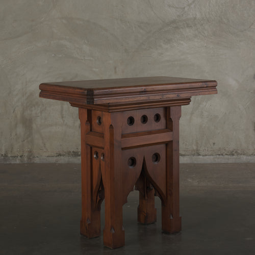 GOTHIC REVIVAL CONSOLE IN THE MANNER OF EDWARD WELBY PUGIN