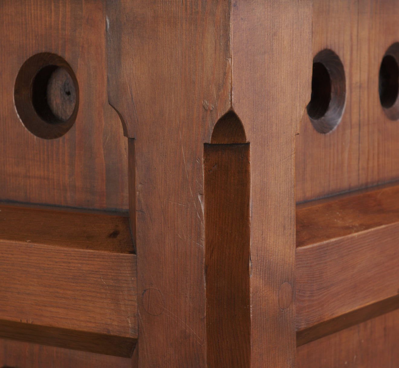 GOTHIC REVIVAL CONSOLE IN THE MANNER OF EDWARD WELBY PUGIN