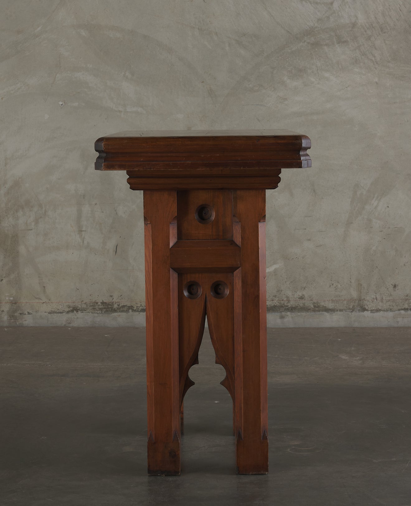 GOTHIC REVIVAL CONSOLE IN THE MANNER OF EDWARD WELBY PUGIN