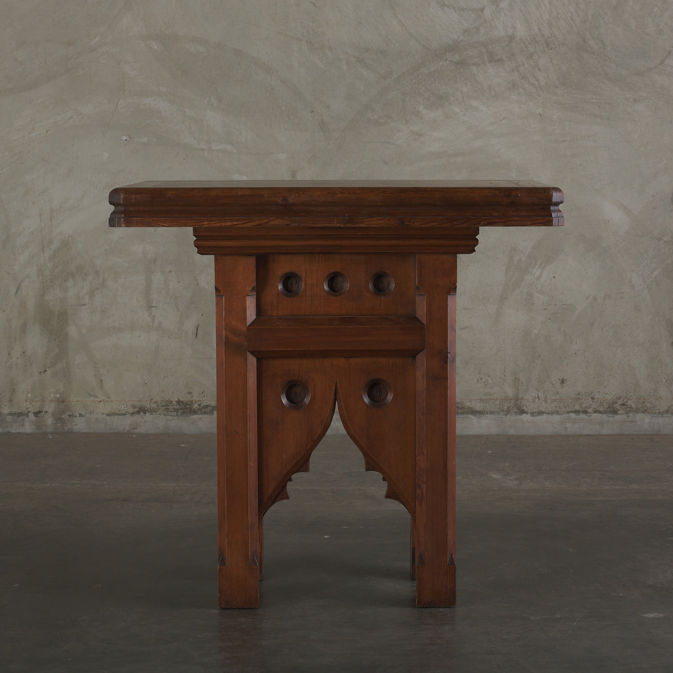 GOTHIC REVIVAL CONSOLE IN THE MANNER OF EDWARD WELBY PUGIN