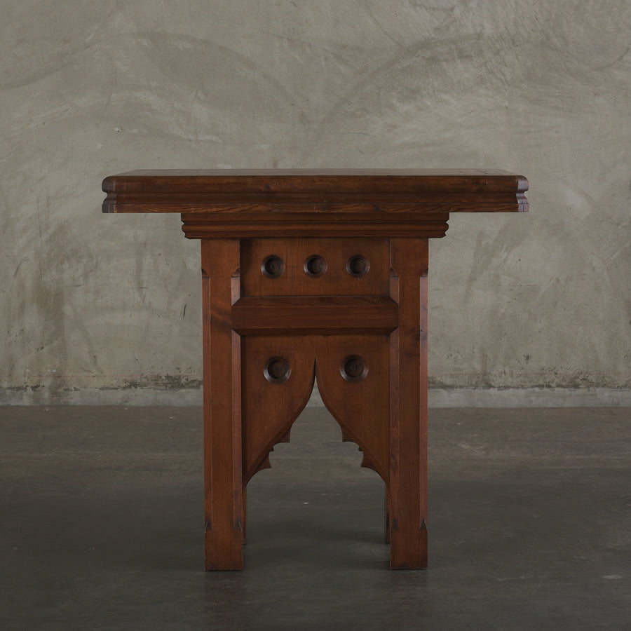 GOTHIC REVIVAL CONSOLE IN THE MANNER OF EDWARD WELBY PUGIN