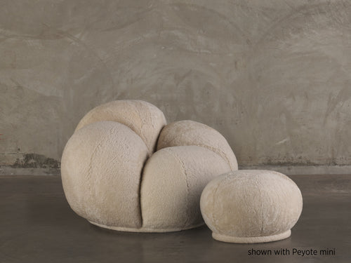 BCW PEYOTE POUF IN SHEARLING