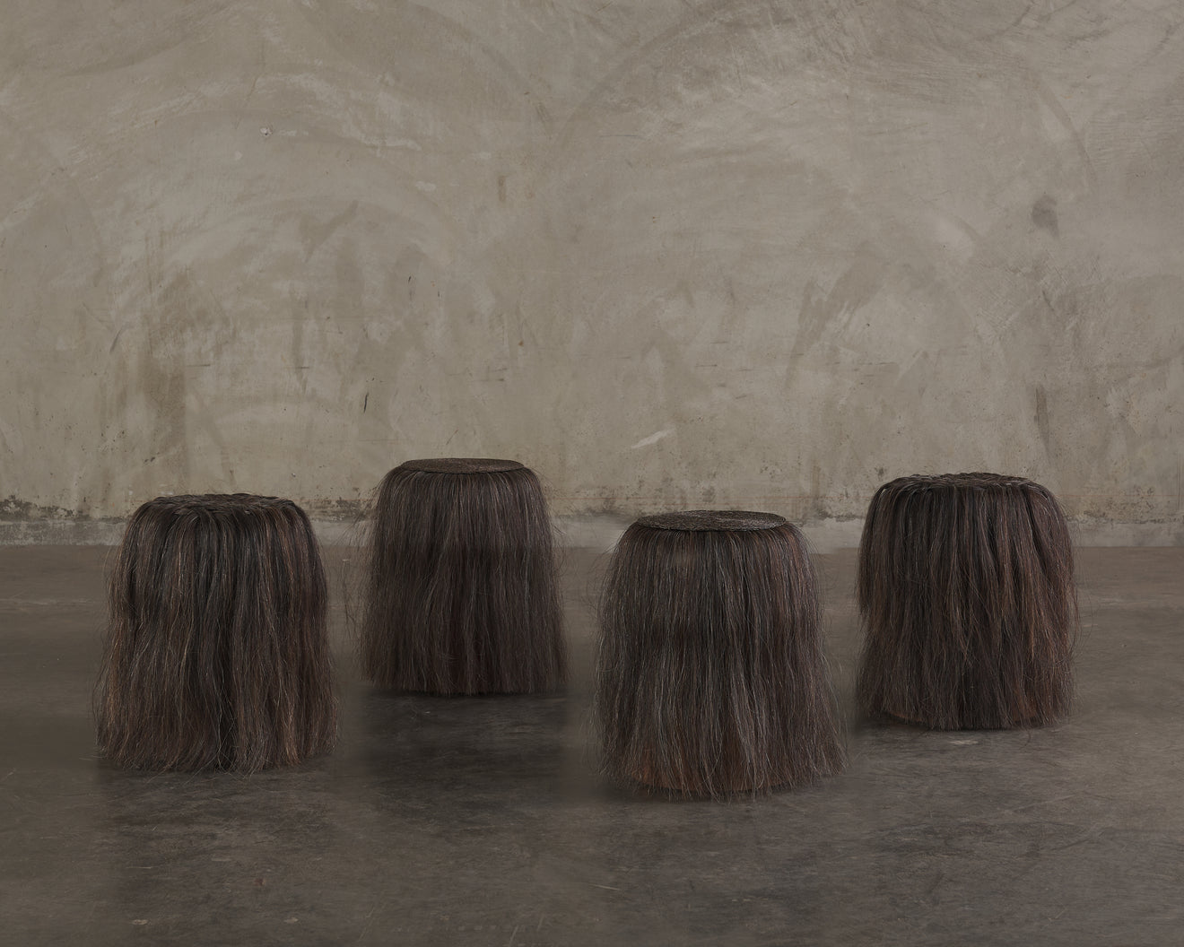 HORSE HAIR STOOLS BY ALDO ALVAREZ TOSTADO