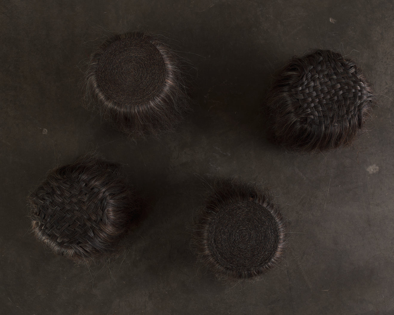 HORSE HAIR STOOLS BY ALDO ALVAREZ TOSTADO