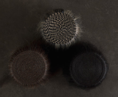 HORSEHAIR STOOL(S) BY ALDO ALVAREZ TOSTADO