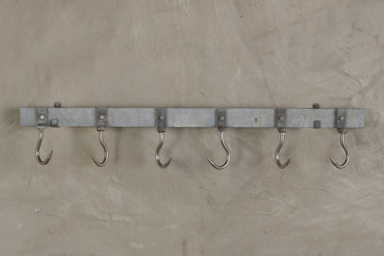 INDUSTRIAL WALL HOOKS, 20TH C
