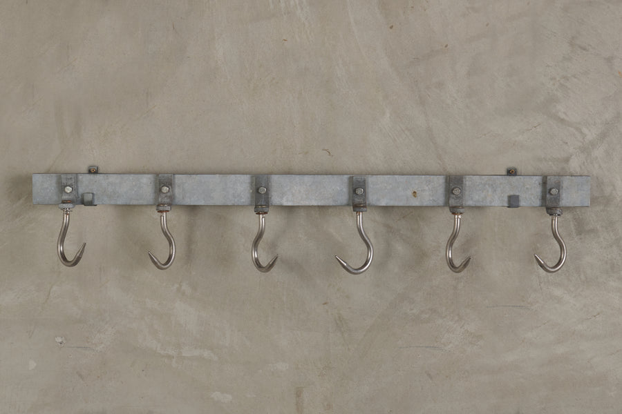 INDUSTRIAL WALL HOOKS, 20TH C
