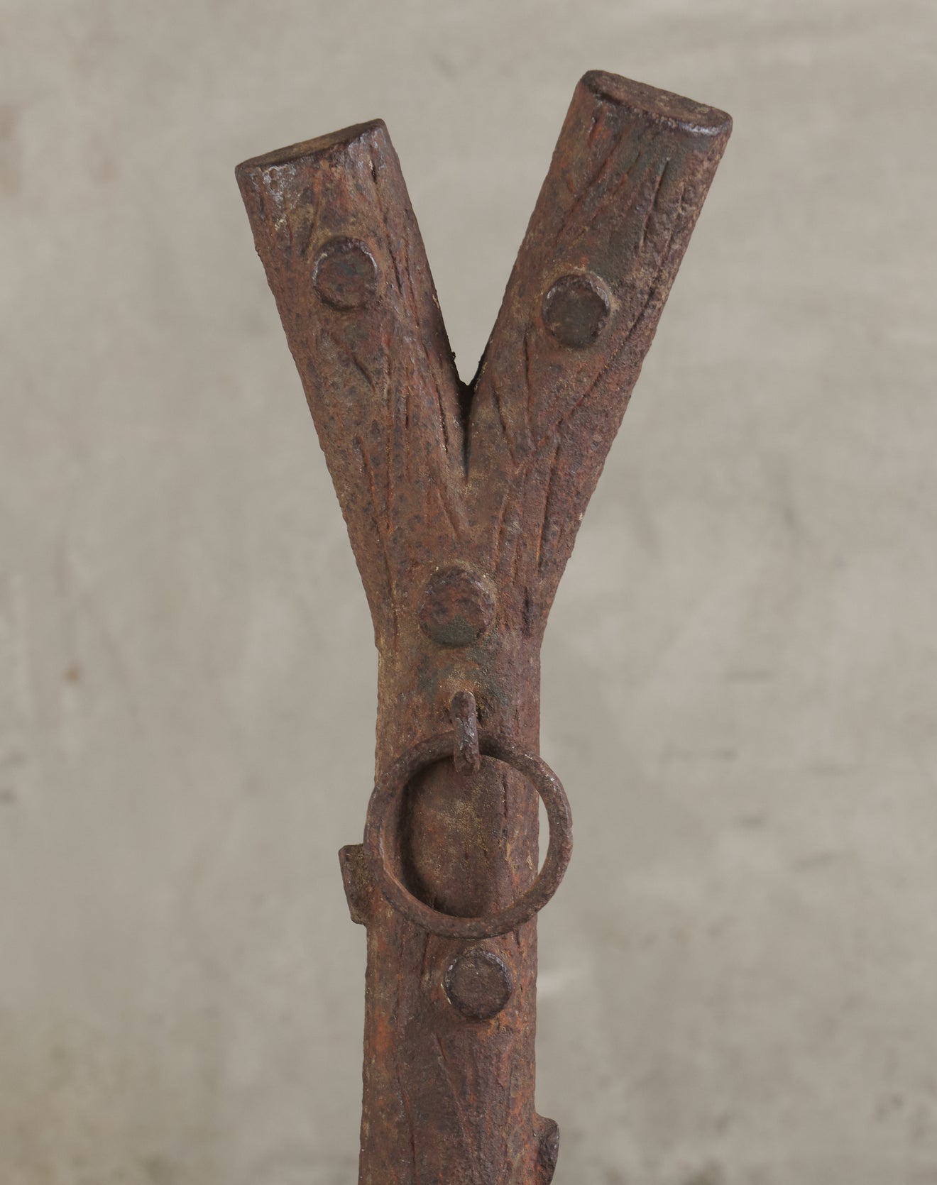 IRON HITCHING POST USA, C1860