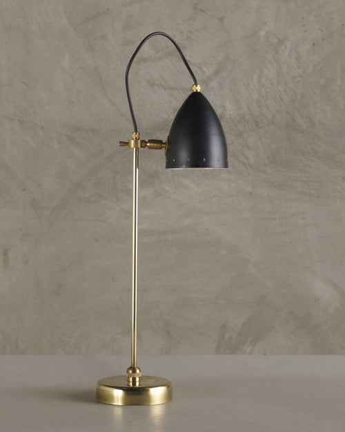 ITALIAN ADJUSTABLE TABLE LAMP IN THE MANNER OF OSCAR TORLASCO, ITALY 1950