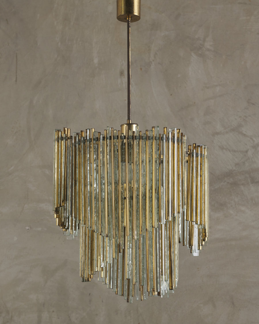 ITALIAN GLASS CHANDELIER