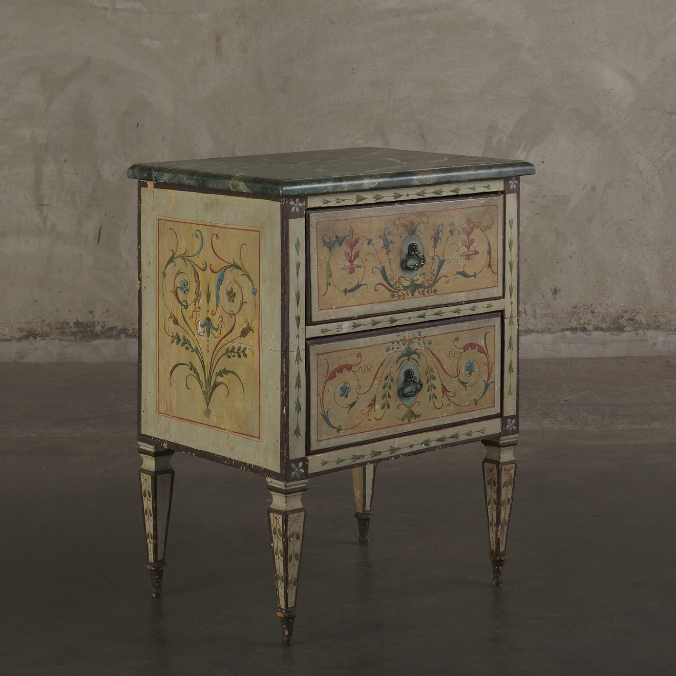 EARLY 19TH C ITALIAN PAINTED CHEST