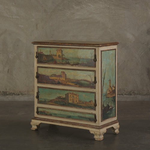 ITALIAN PAINTED COMMODE