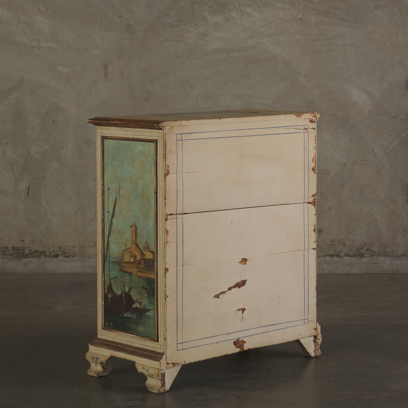 ITALIAN PAINTED COMMODE