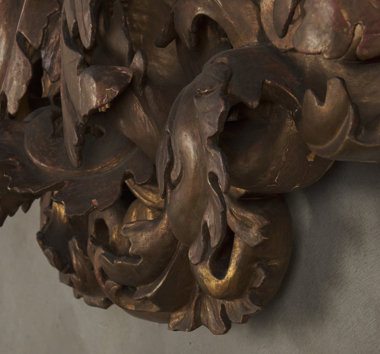 ITALIAN ROCOCO GILDED MIRROR, 19th C