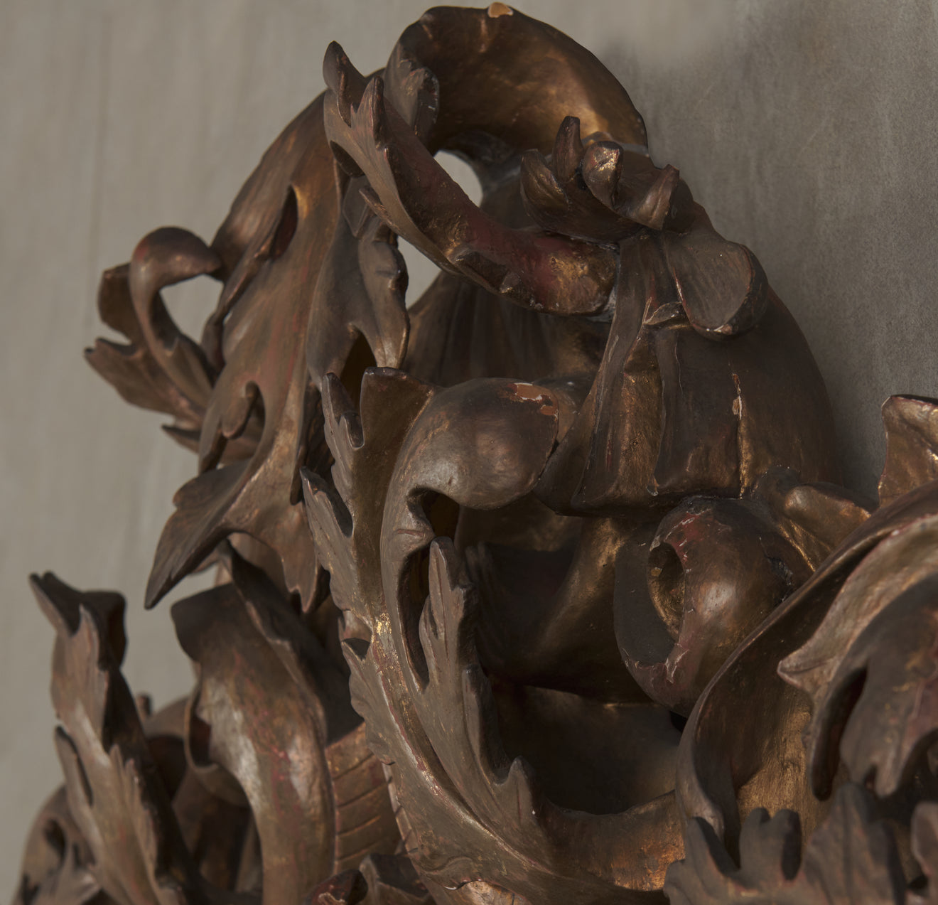 ITALIAN ROCOCO GILDED MIRROR, 19th C