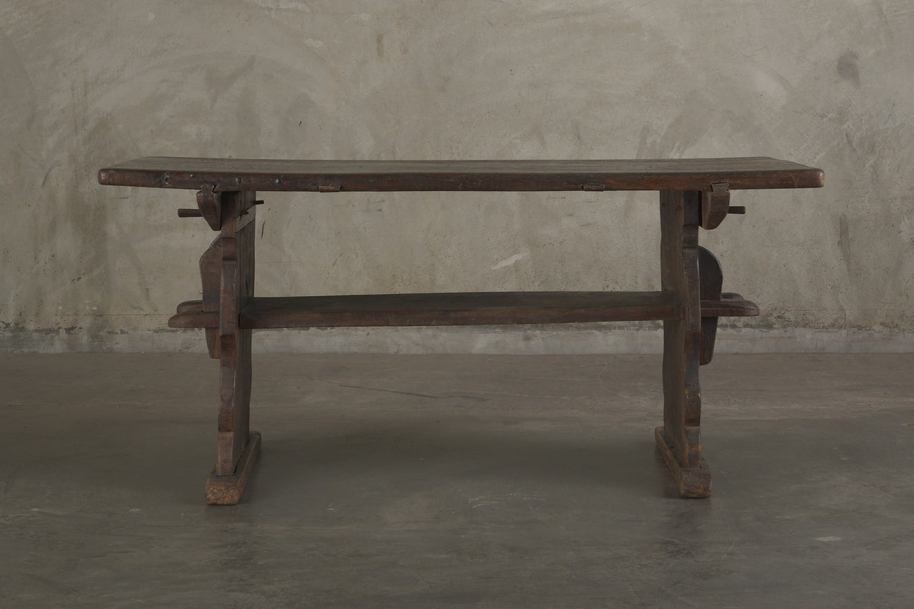 ITALIAN WALNUT CONSOLE TABLE