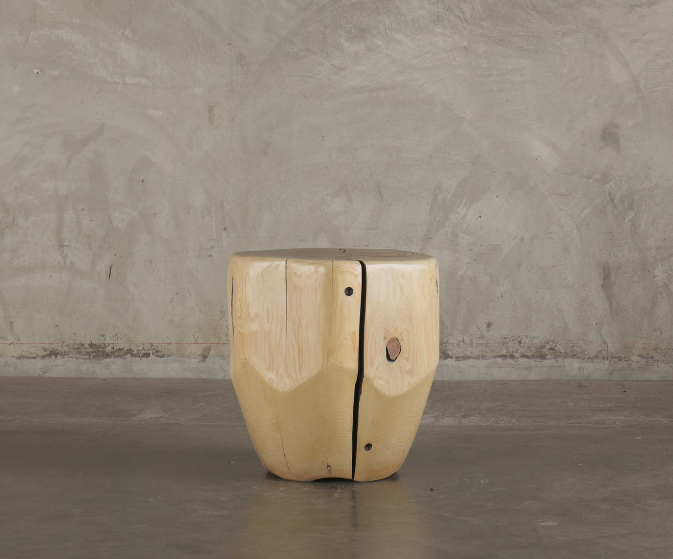 IVORY CEDAR SIDE TALL TABLE BY DAN POLLOCK