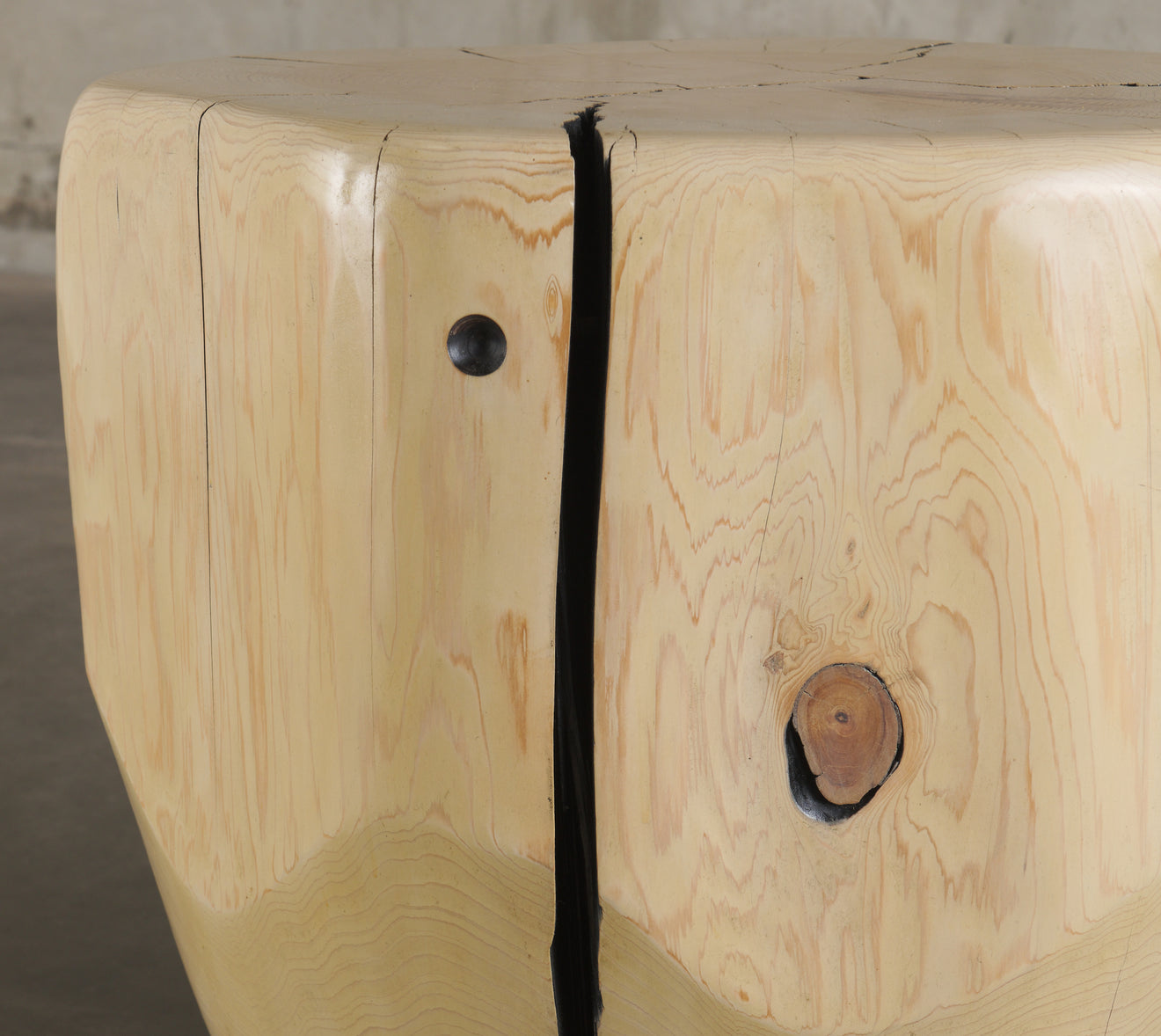 IVORY CEDAR SIDE TALL TABLE BY DAN POLLOCK