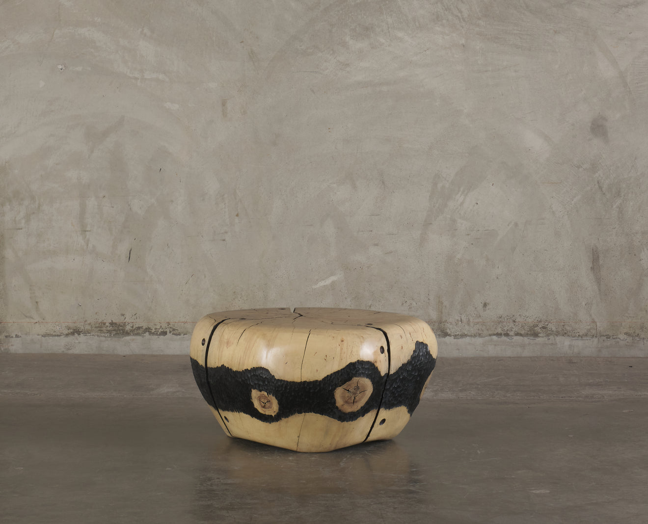 IVORY COTTONWOOD TABLE BY DAN POLLOCK