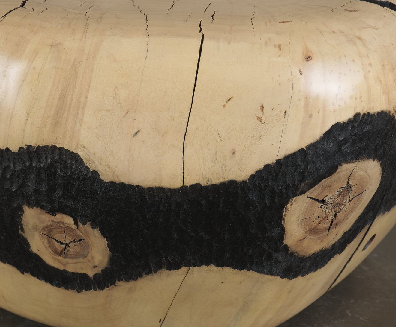 IVORY COTTONWOOD TABLE BY DAN POLLOCK