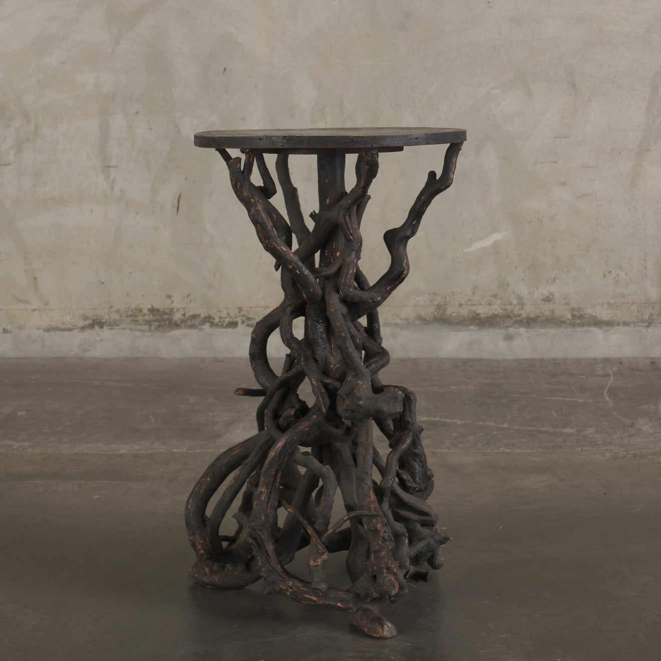 JAPANESE ROOT SIDE TABLE, 19TH C