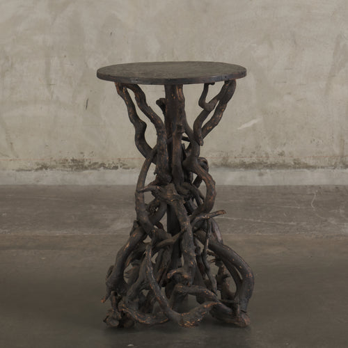 JAPANESE ROOT SIDE TABLE, 19TH C