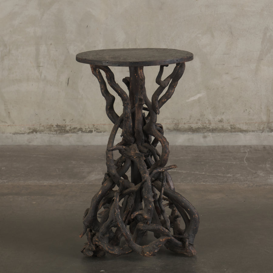JAPANESE ROOT SIDE TABLE, 19TH C