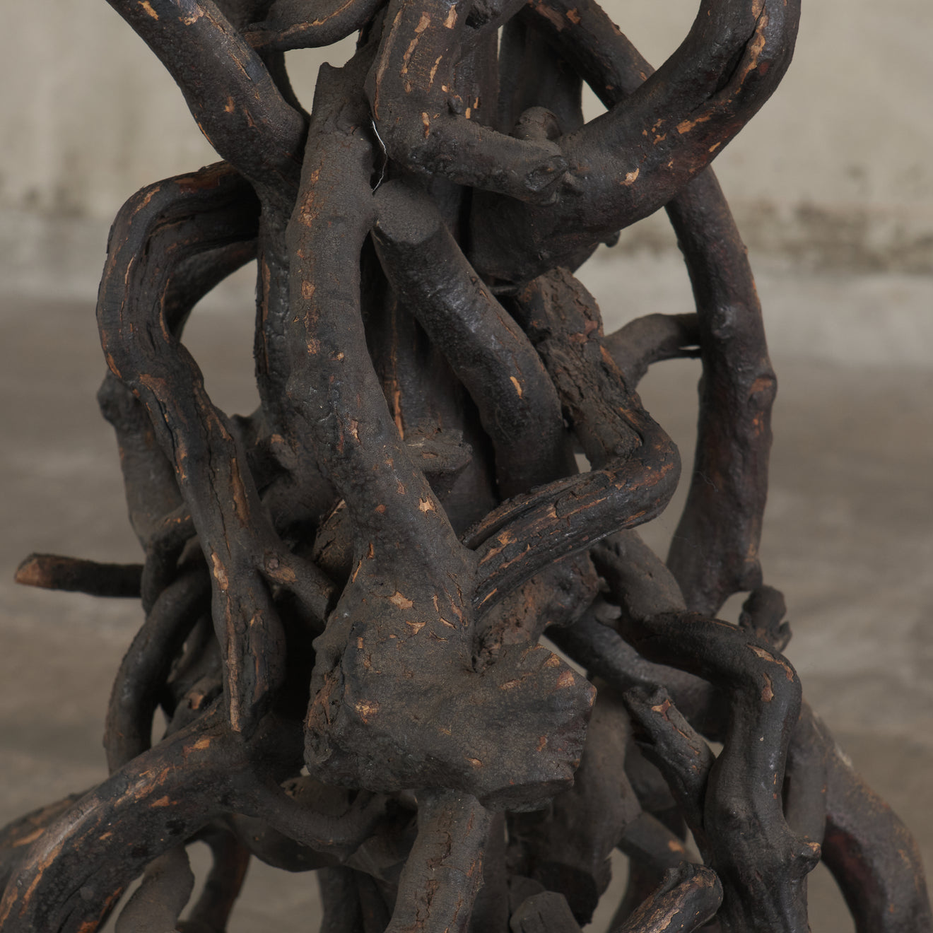 JAPANESE ROOT SIDE TABLE, 19TH C