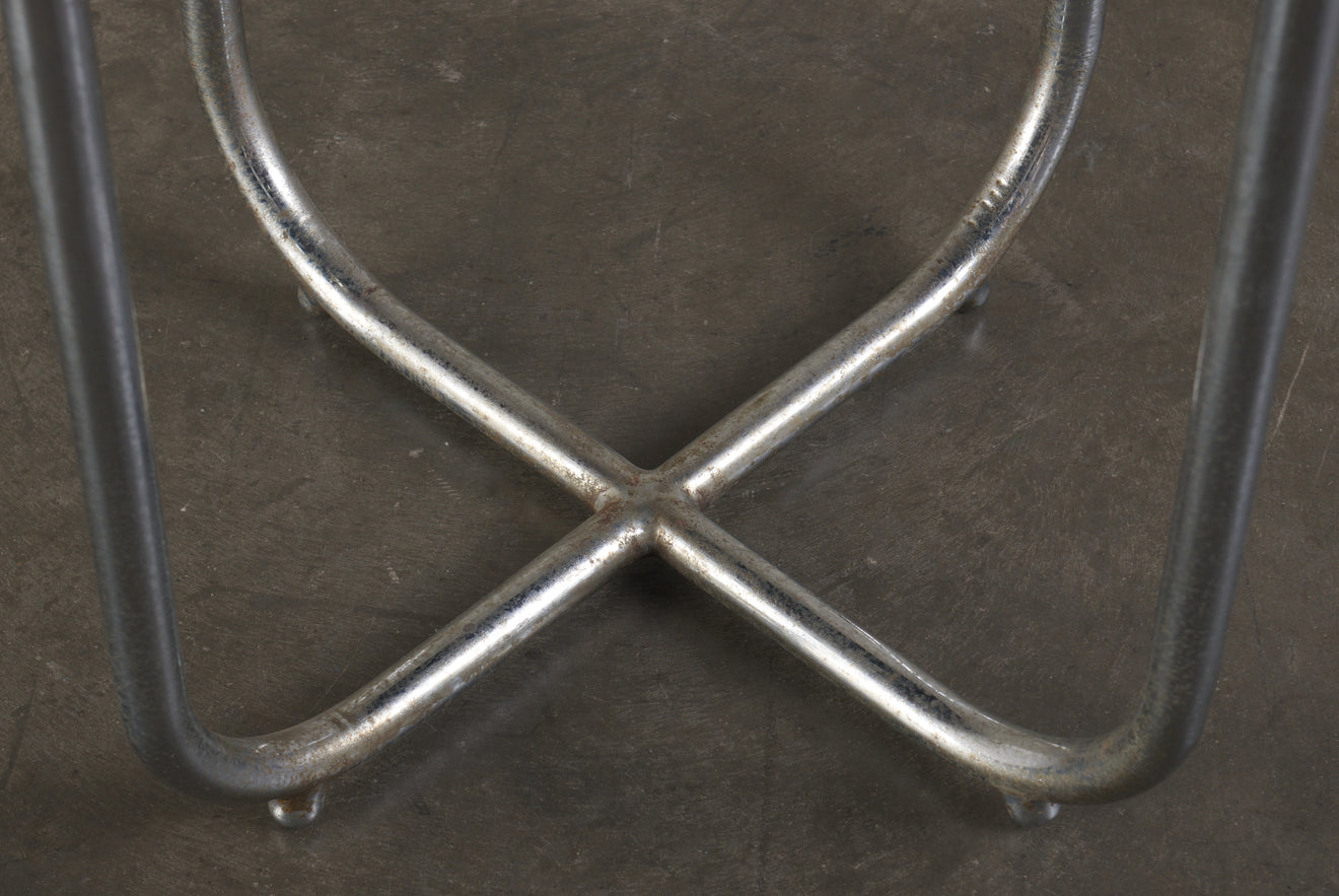 KEM WEBER (ATTRIB) FOR LLOYD'S CHROMED BASE LAMP TABLE, C1935