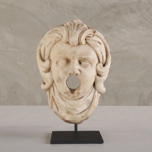 LATE 18TH C MASCARON ON STAND