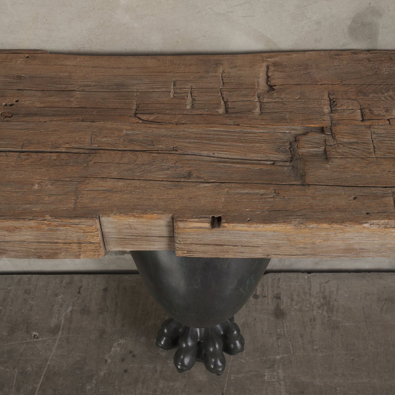 LEONINE OAK WALL CONSOLE BY LIKA MOORE