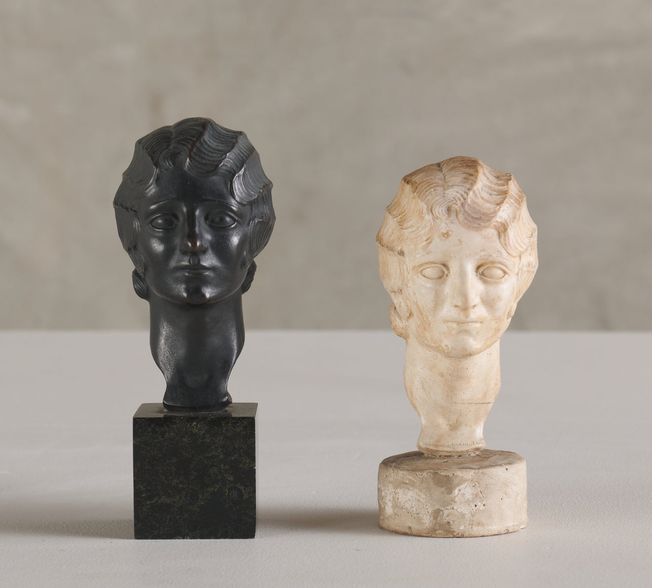 LOIS WHITCOMB RHEAD ( 1892-1994) FEMALE BUST WITH PLASTER MAQUETTE