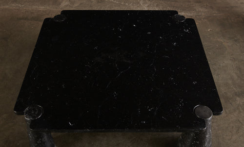 MARBLE COFFEE TABLE IN THE MANNER OF MANGIAROTTI