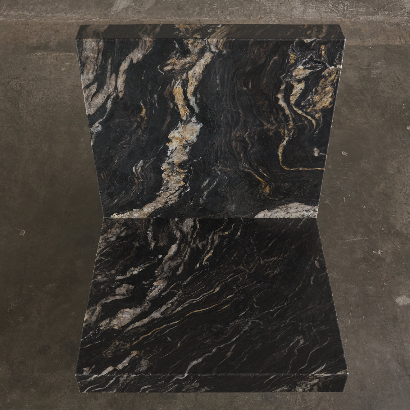 MARBLE LOUNGE CHAIR, 20TH CENTURY