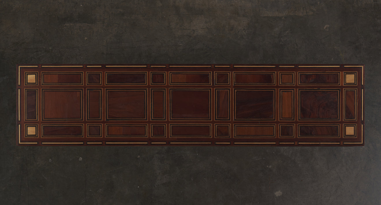MARQUETRY CONSOLE WITH 3 DRAWERS BY ERNESTO VELAZQUEZ