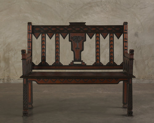 MAYAN REVIVAL BENCH