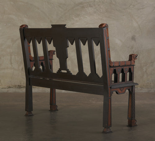 MAYAN REVIVAL BENCH