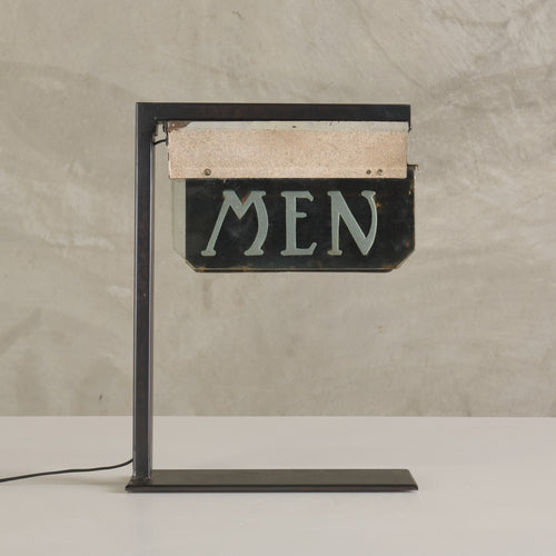 'MEN' DECO TABLE LAMP