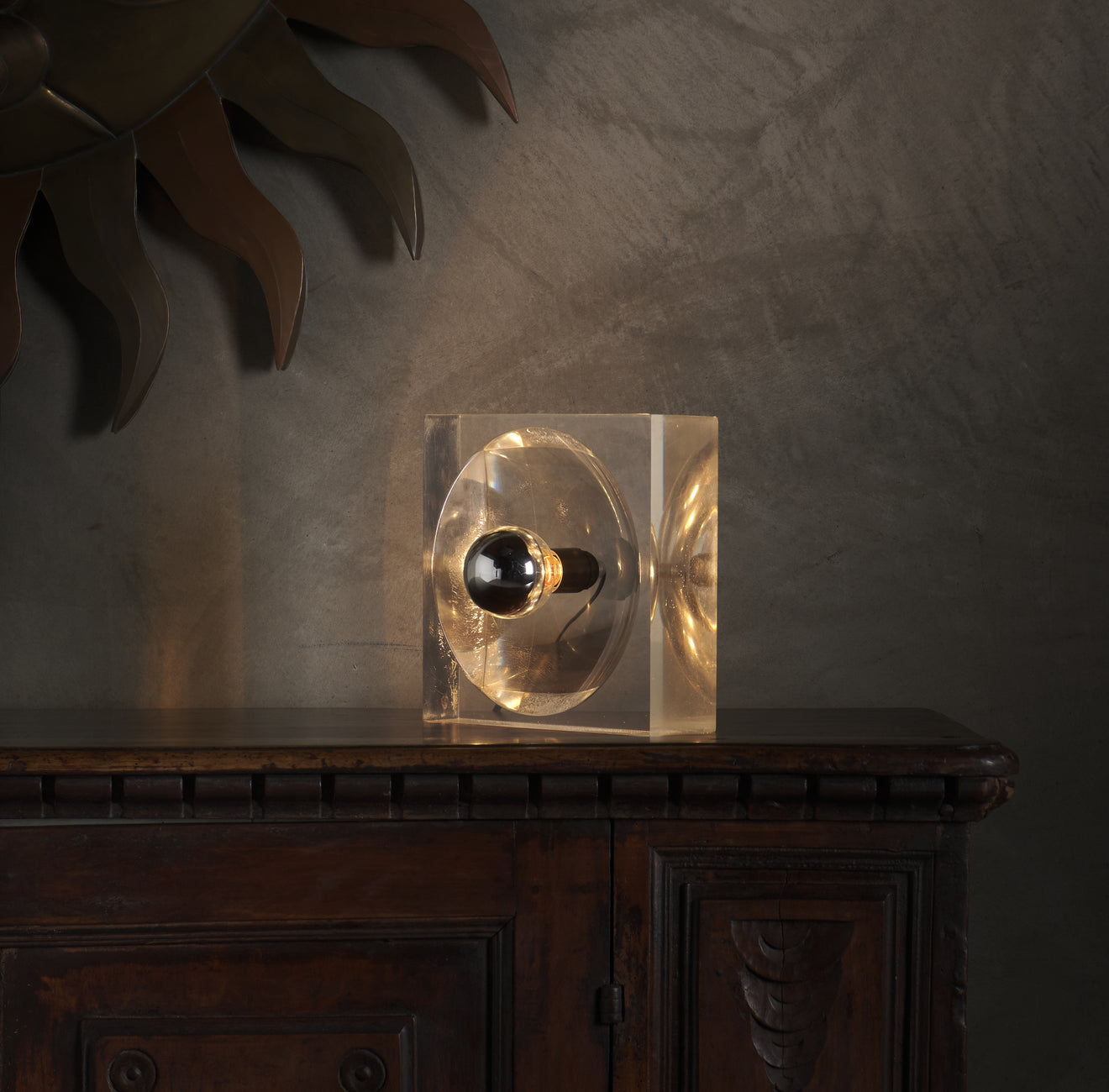 MICHEL DUMAS TABLE LAMP, FRANCE c1970