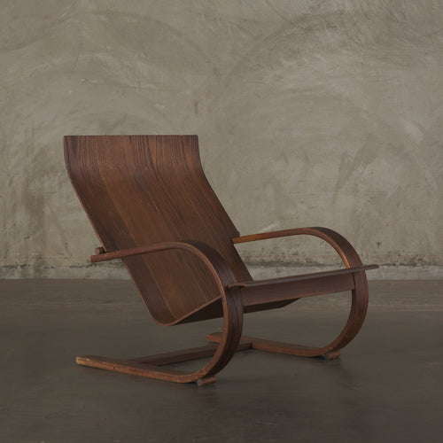 MODERNE BENT PLYWOOD LOUNGE CHAIR