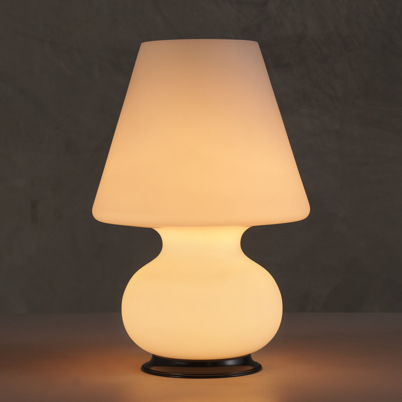 MODERN MURANO MUSHROOM TABLE LAMP, 1970