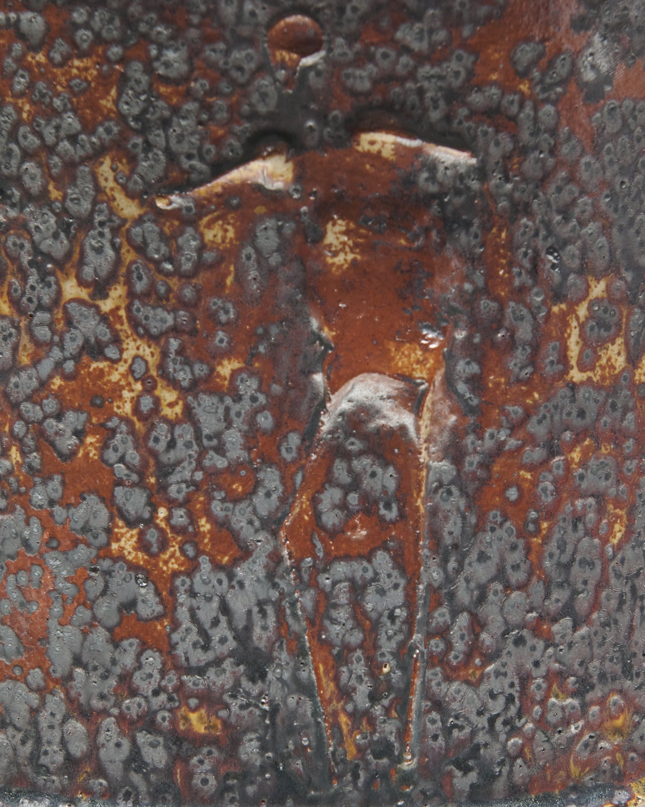 MONUMENTAL SIGNED CLAES THELL STONEWARE VASE, SWEDEN, C1971