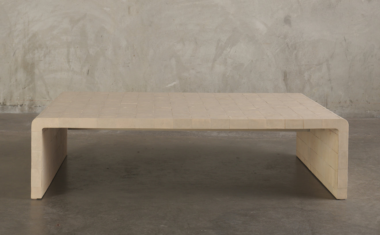 MONUMENTAL WALDO FERNANDEZ CUSTOM COFFEE TABLE, USA, 20TH C
